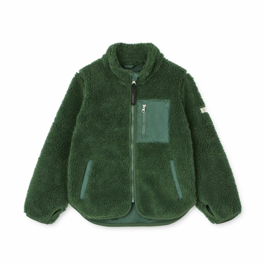 Tøj LIEWOOD Pile & Fleece | Nolan Fleecejakke Garden Green